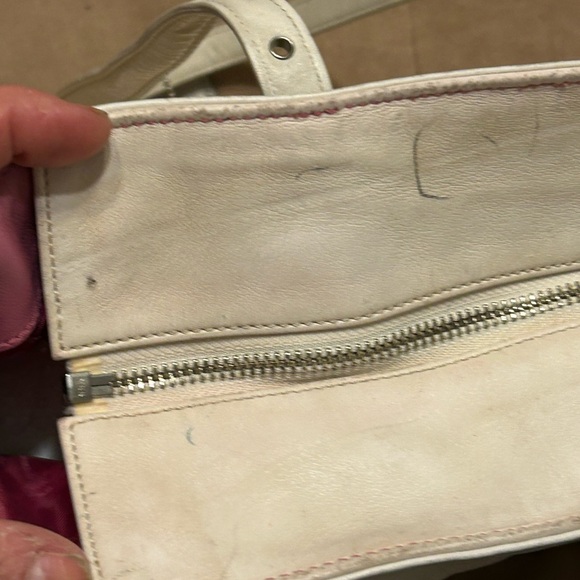 Coach ivory large purse/tote - Picture 5 of 7